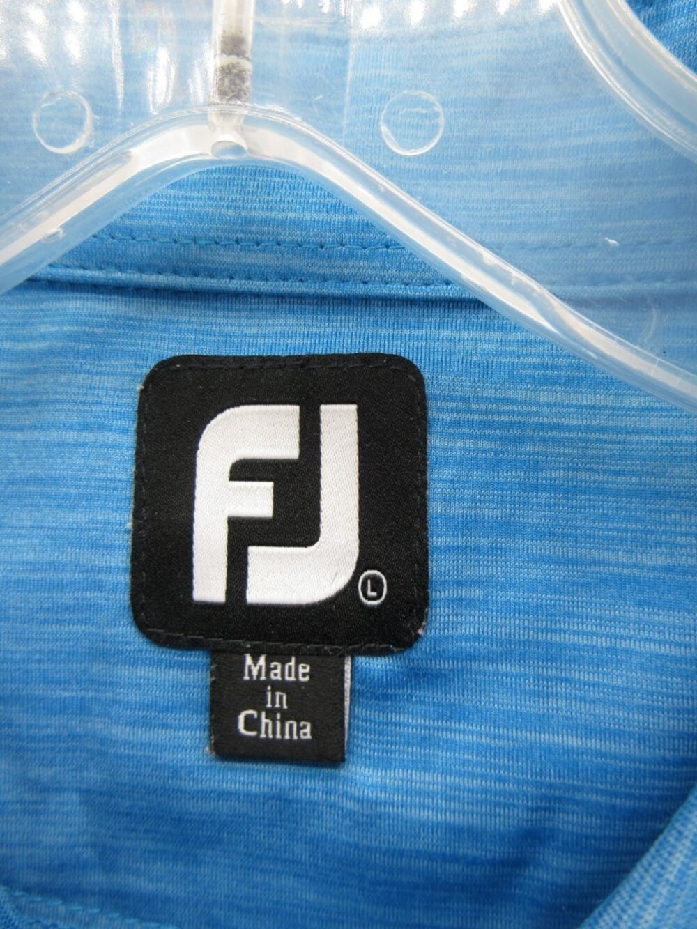 FootJoy Polo Shirt Large FJ Performance Golf Activewear Athleisure - Picture 11 of 13
